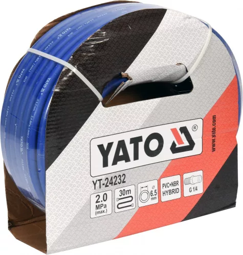 YATO HYBRIDNÁ VZDUCHOVÁ HADICA 1/4" 30M (YT-24232)
