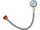 YATO Manometer na meranie tlaku vody 3/4"x1/2" 30 cm 1,1 MPa (YT-24790)