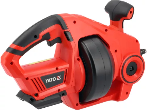 YATO akumulátorový čistič potrubia 18 V, špirála 7 m, pre rúry 19–50 mm, bez batérie (YT-25041)