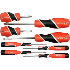 YATO Sada skrutkovačov 8ks,-2-6mm, + PH0-PH2 (YT-25980)
