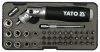 YATO Skrutkovač račňový kĺbový s príslušenstvom 42 ks box (YT-2806)