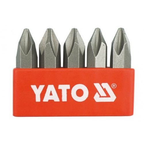 YATO sada bitov 36 mm ph2, crv, 5-dielna (YT-2810)