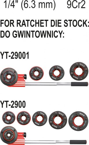 YATO Hlava náhradné pre ručné závitorez 1" (YT-2920)