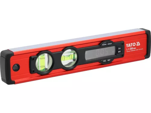 YATO Mini digitálna vodováha so silným magnetom, 268 mm (10,5") (YT-30396)