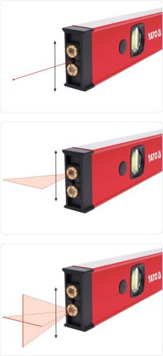 YATO Vodováha digitálne 610 mm s laserom (YT-30400)