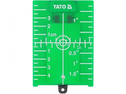 YATO LASEROVÁ CIEĽOVÁ KARTA ZELENÁ S MAGNETOM (YT-30465)