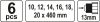 YATO Sada hadovitých vrtákov do dreva 10.12.14.16.18.20 dĺžka 460mm (YT-3299)