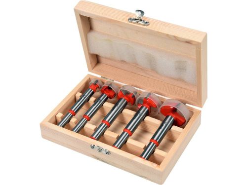 YATO Sada vrtáků do dřeva pro panty 15, 20, 26, 30, 35 (YT-33015)