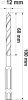 YATO HEX 1/4 vrták do dreva 12x60x100mm (YT-33867)