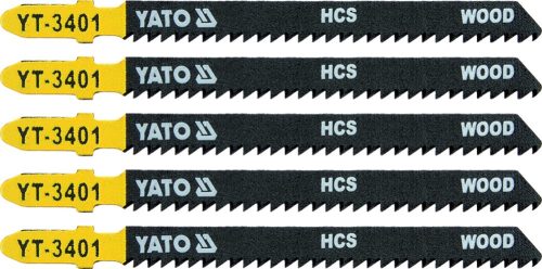 YATO List pílový do priamočiarej píly 100 mm na drevo TPI10 5 ks (YT-3401)