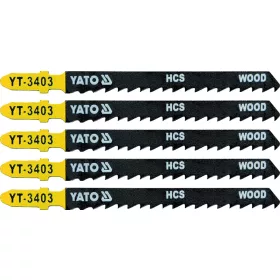   YATO List pílový do priamočiarej píly na drevo typ T 6TPI súprava 5 ks (YT-3403)