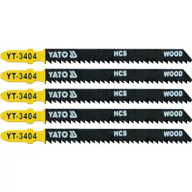   YATO List pílový do priamočiarej píly 100 mm na drevo TPI10 5 ks (YT-3404)