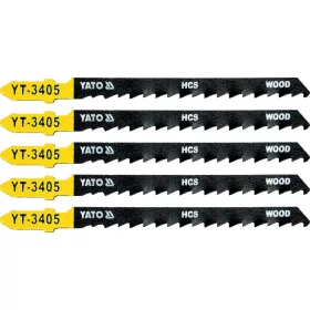   YATO List pílový do priamočiarej píly na drevo typ T 6TPI súprava 5 ks (YT-3405)