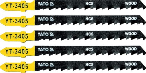 YATO List pílový do priamočiarej píly na drevo typ T 6TPI súprava 5 ks (YT-3405)