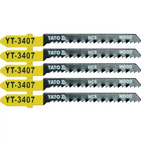   YATO List pílový do priamočiarej píly 75 mm na drevo TPI13 5 ks (YT-3407)