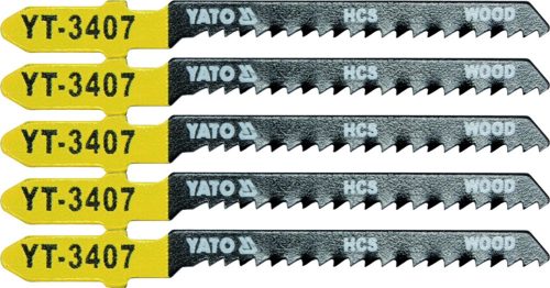YATO List pílový do priamočiarej píly 75 mm na drevo TPI13 5 ks (YT-3407)