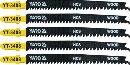 YATO List pílový do priamočiarej píly na drevo typ T 13-8TPI súprava 5 ks (YT-3408)