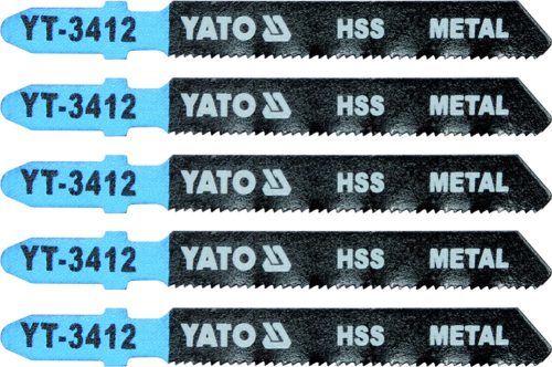 YATO List pílový do priamočiarej píly 75 mm na kov TPI21 5 ks (YT-3412)