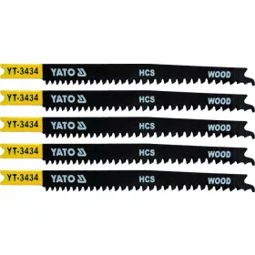   YATO List pílový do priamočiarej píly 108 mm na drevo TPI12-8 5 ks (YT-3434)