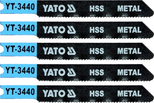 YATO List pílový do priamočiarej píly 70 mm na kov TPI21 5 ks (YT-3440)