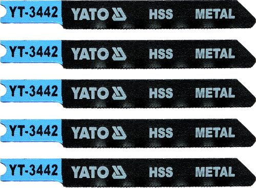 YATO List pílový do priamočiarej píly 70 mm na kov TPI36 5 ks (YT-3442)
