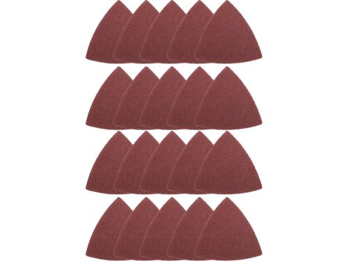 YATO Trojuholníkový brúsny papier na látkovom podklade 80 mm P80 P120 P240 20ks (YT-34693)