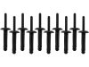 YATO SLEPÉ NITY PLASTOVÉ 5,0x17,2MM 10KS (YT-35982)
