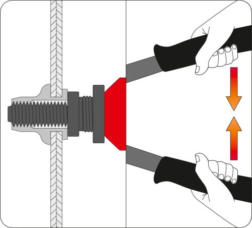 YATO Nitovacie kliešte pre matice 200mm M3, M4 M5, M6 (YT-36140)