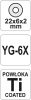 YATO Náhradné koliesko do rezačky 22 x 6 x 2 mm (YT-3712)