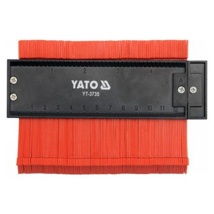 YATO Šablóna meter 125 mm pre kopírovanie zložitých profilov (YT-3735)