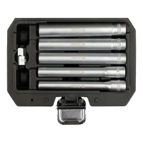   YATO Profesionálny set predĺžených nástavcov – 8, 10, 12, 13, 14 mm | CrV, dĺžka 120 mm (YT-38361)