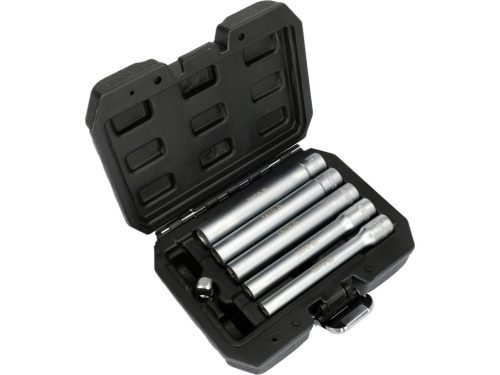 YATO Profesionálny set predĺžených nástavcov – 8, 10, 12, 13, 14 mm | CrV, dĺžka 120 mm (YT-38361)