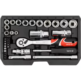   YATO sada náradia, 34 ks, 1/4" a 3/8" pohon (YT-38700)
