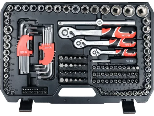 YATO SADA NÁSTROJOVÝCH KLÚČOV 1/4", 3/8", 1/2" 198 KS (YT-38850)