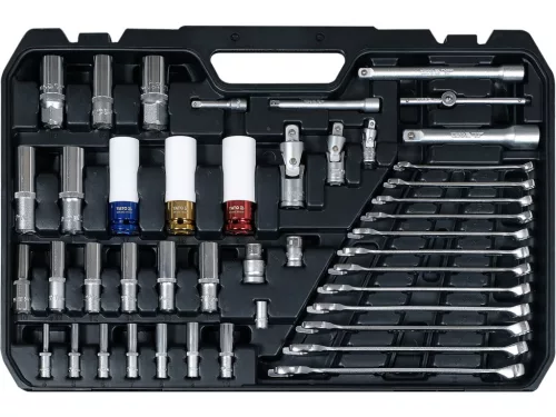YATO SADA NÁSTROJOVÝCH KLÚČOV 1/4", 3/8", 1/2" 198 KS (YT-38850)