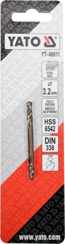 YATO VRTÁK DO KOVU OBOJSTRANNÝ 3,2MM YT-40011 (YT-40011)