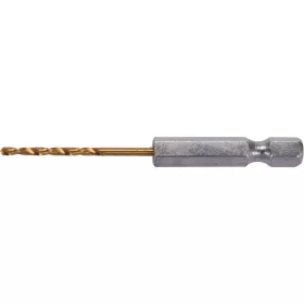   YATO Vrták do kovu so šesťhrannou stopkou 1/4" YATO HSS-TiN 2 x 72/24 mm (YT-44751)