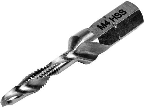 YATO KOMBINOVANÝ VŔTACÍ ZÁVITNIK M4 HEX (YT-44841)