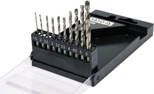 YATO VRTÁKY DO KOVU 1,5-6,0MM 10KS ŠEST (YT-44888)