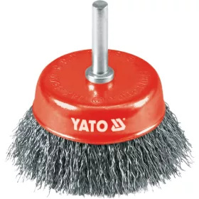   YATO Kefa drôtený čelné s nástavcom do vŕtačky 75 mm INOX (YT-4751)