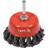 YATO Čistiaci kefa z oceľového spleteného drôtu pre vrták 65mm (YT-47518)