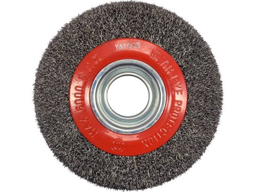 YATO kotúčová kefa inox 150mm ⌀32mm (YT-47554)