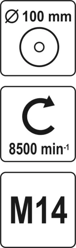 YATO Kefa drôtený čelné M14 x 100 mm (YT-4769)
