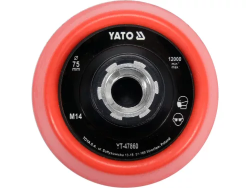YATO Nadstavec na leštiace kotúče 75 mm so suchým zipsom, M14 (YT-47860)