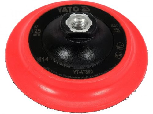 YATO Uchytenie na leštiace kotúče 125 mm so suchým zipsom, M14 (YT-47890)