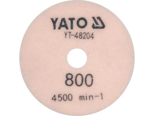 YATO Diamantový kotúč na leštenie žuly 100mm, P800 (YT-48204)