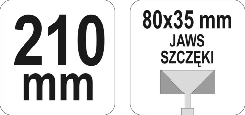 YATO Kliešte tvarovacie rovné 210 mm (YT-5141)