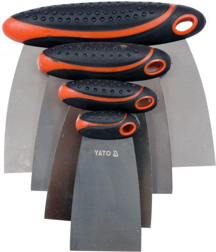 YATO ŠPACHTLE NEREZOVÉ ŽABKY S DRŽADLAMI 2K. KPL. 4 KS (YT-52790)