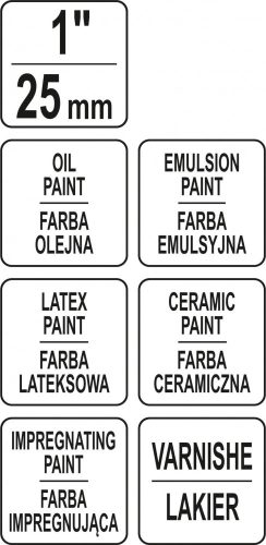 YATO AKRYLOVÁ ŠTETCA MA 1'' (YT-54520)