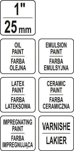 YATO ŠTETEC ANGLICKÝ PLOCHÝ 2K 1'' (YT-54540)